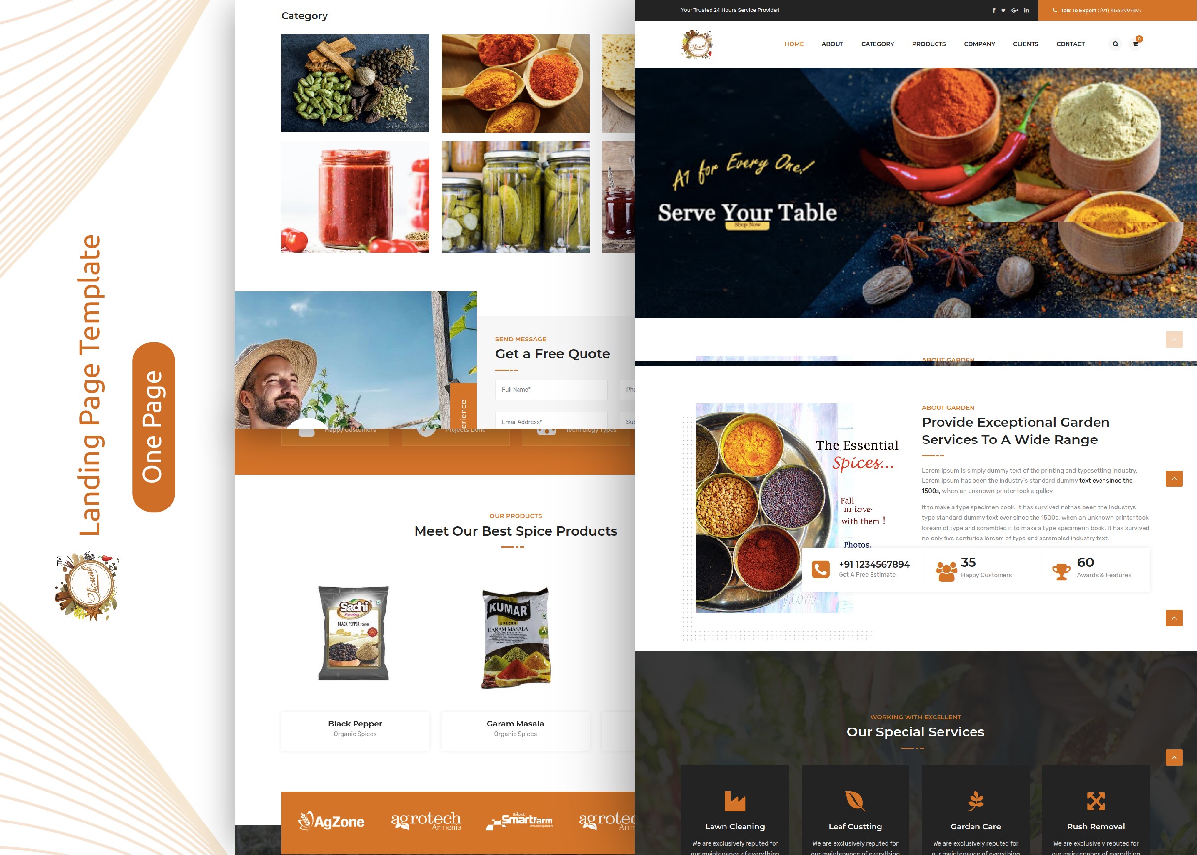 The Spicein  - Organic Food Spices Template